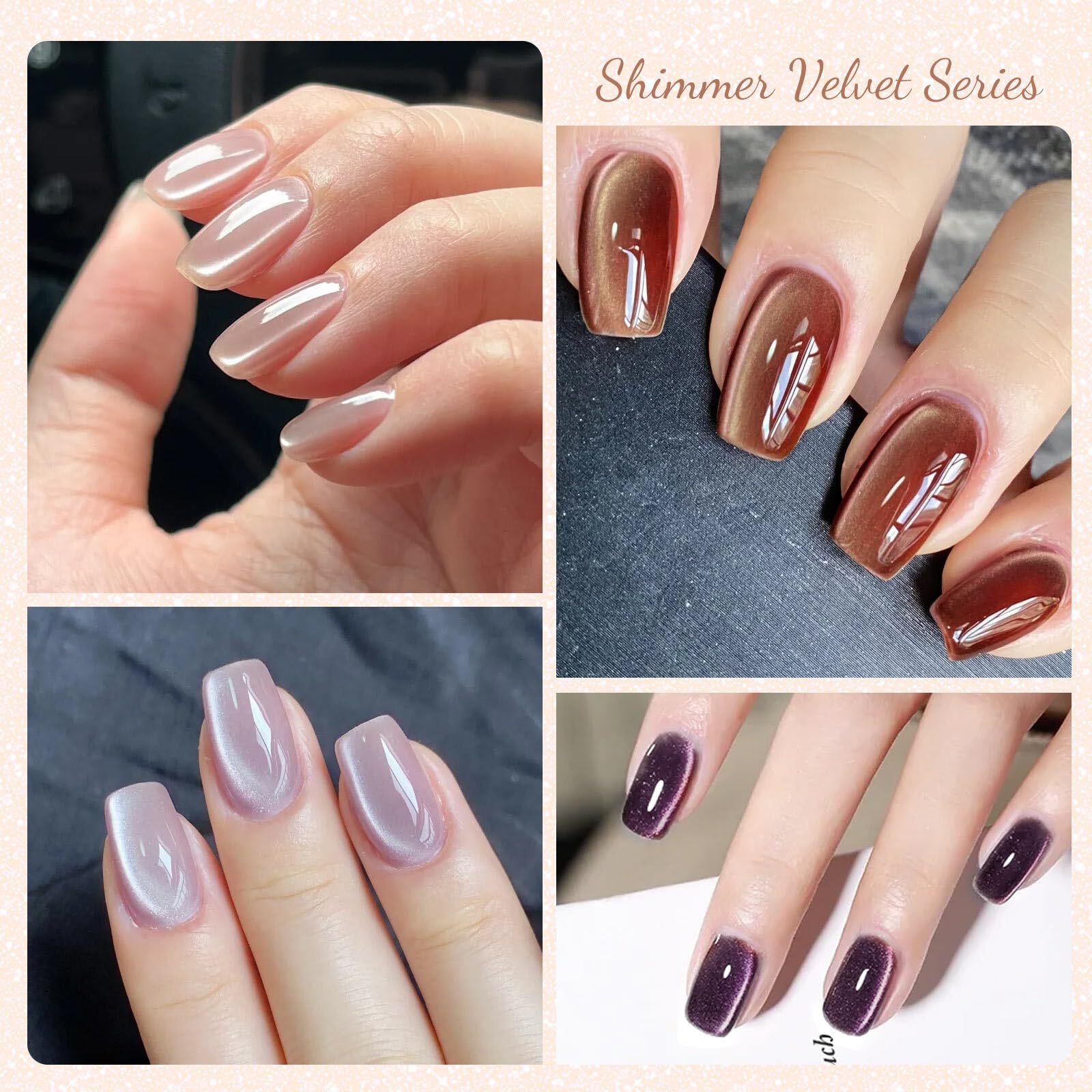 CANNI magnet held near uncured polish on a nail to create striking magnetic lines