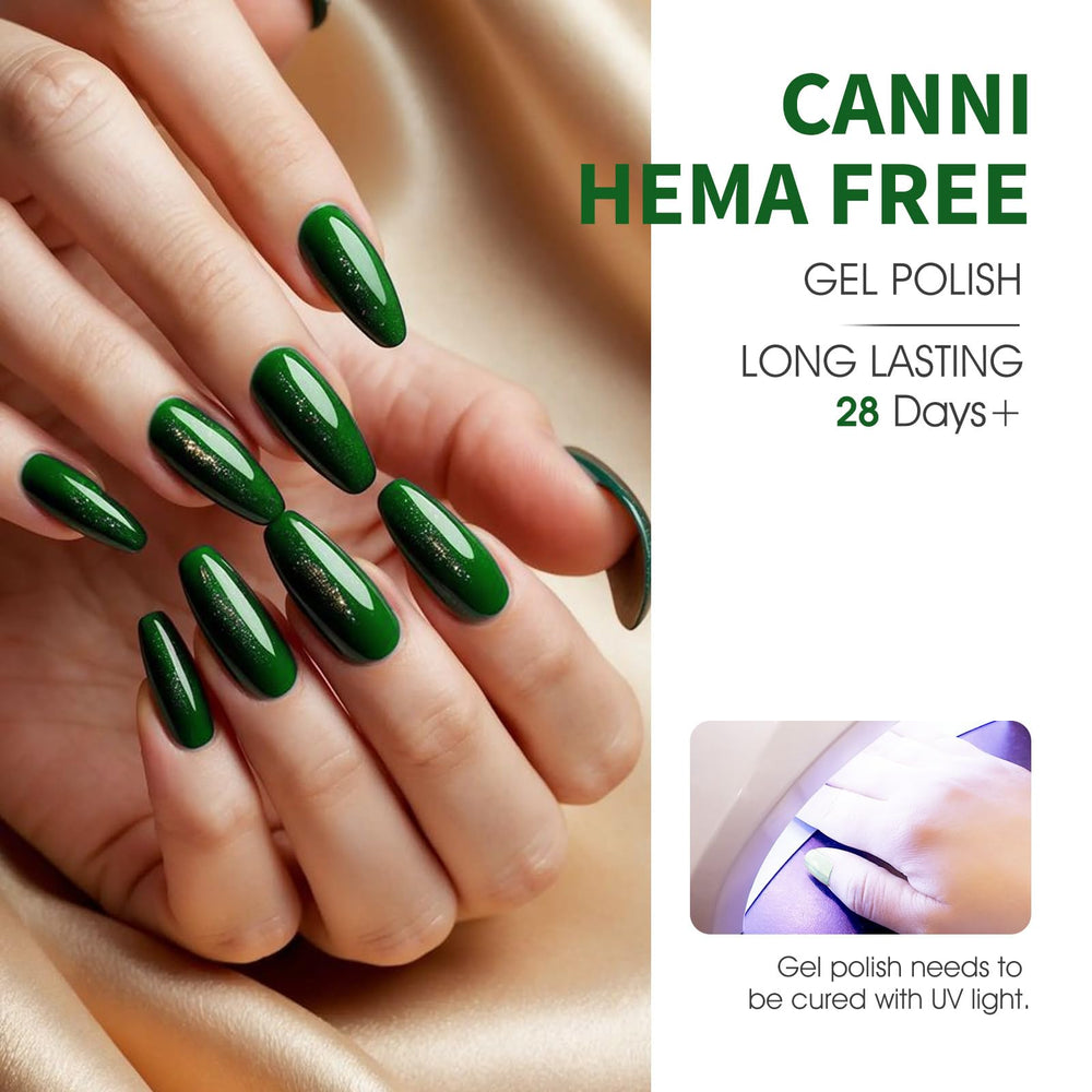 CANNI gel polish applied in a salon setting showing long-lasting professional finish benefit
