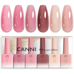 CANNI front packaging showing six color-coded bottles and kit benefits