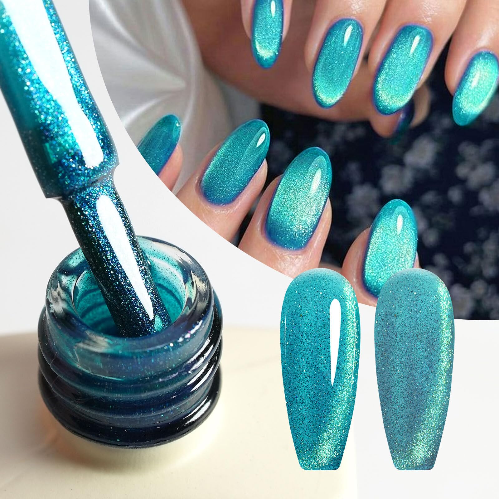 CANNI top coat gloss comparison showing enhanced shine and longer wear after sealing