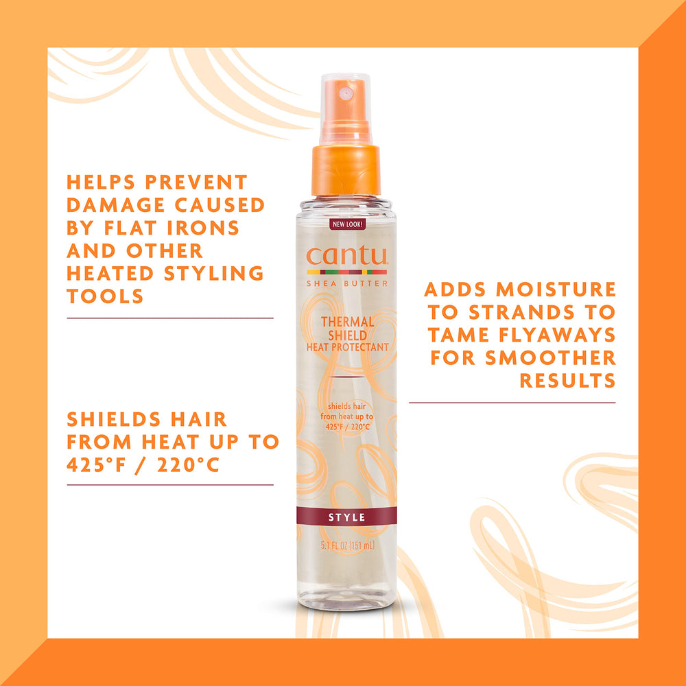 Cantu spray mist close-up showing fine texture for even coverage