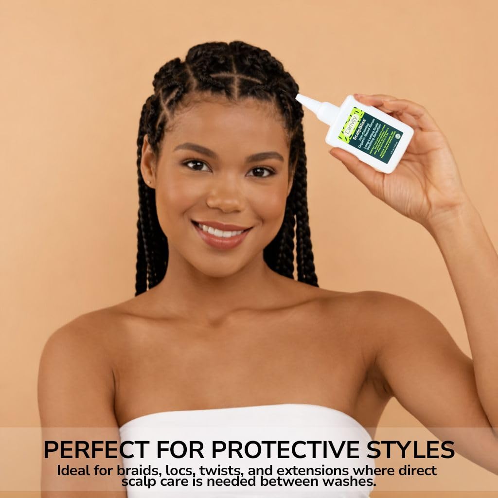 Canviiy dropper dispensing serum onto scalp showcasing precise application benefit