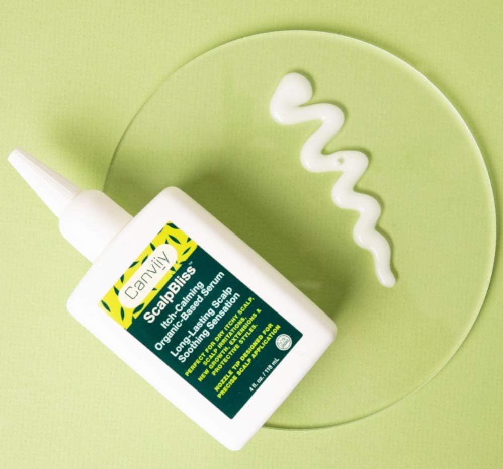 Canviiy label close-up highlighting ingredients and clarity benefit