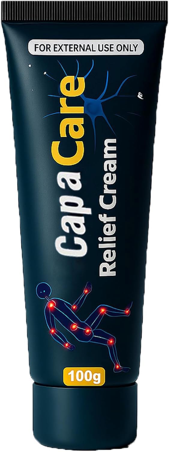 Capacare front jar showing product branding and compact 100g size benefit