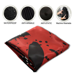 CapeshionPro in-use with hairdresser cutting hair for tidy results