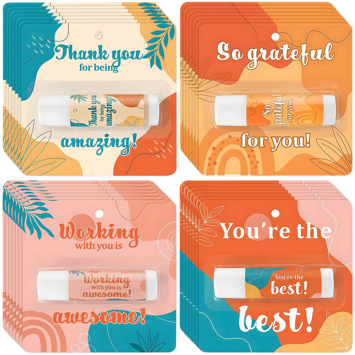 Capoda front packaging showing 28-pack and thank-you cards for easy display
