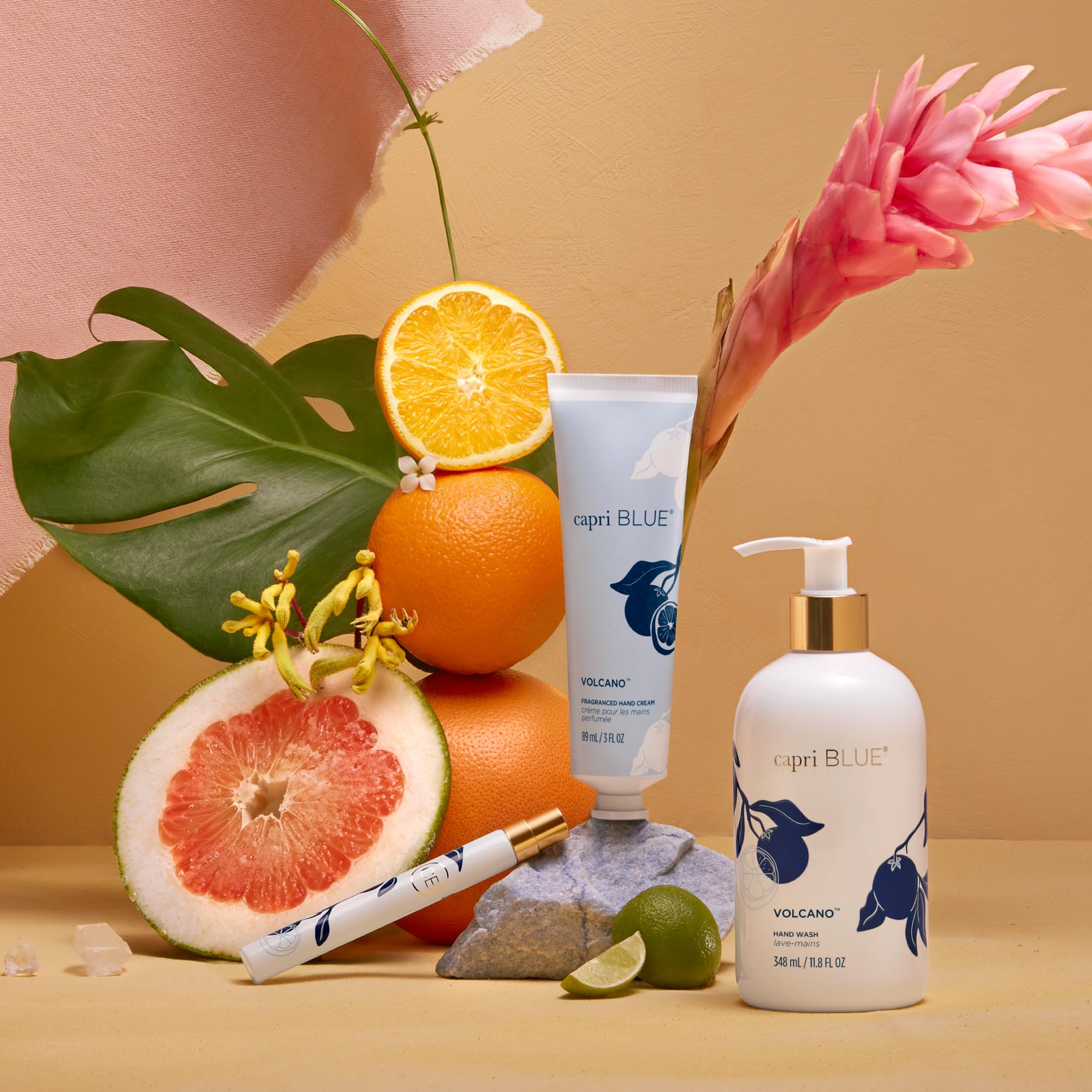 Capri Blue lather foam texture on hands, moisturizing feel from plant-based glycerin