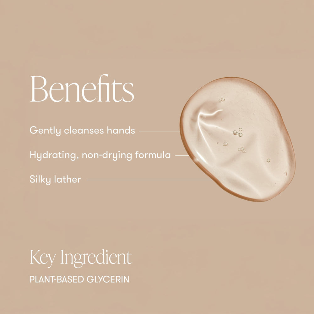 capri blue foam lather on hands demonstrating gentle cleanse and softness