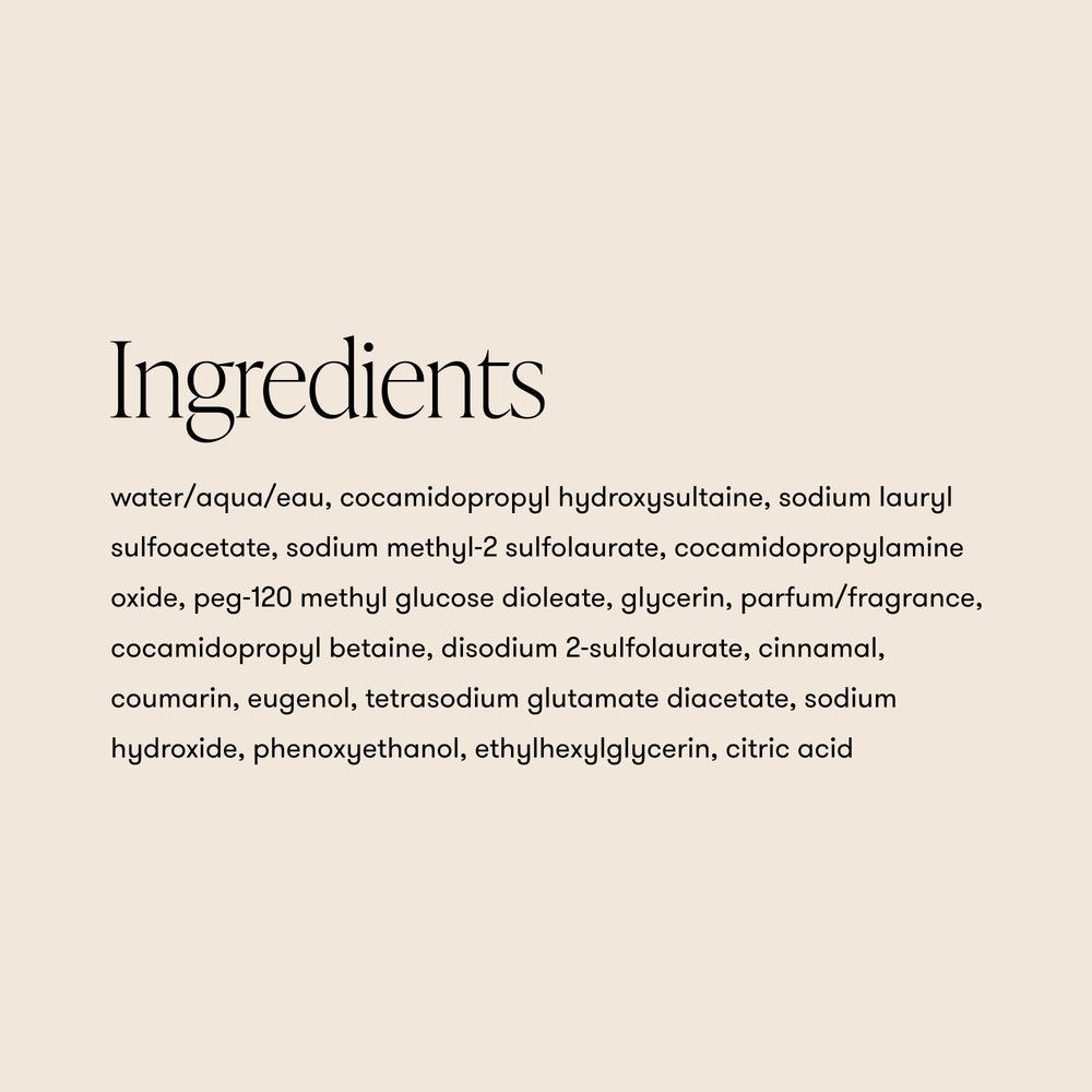 capri blue label ingredients shot showing vegan formula and clean-beauty notes