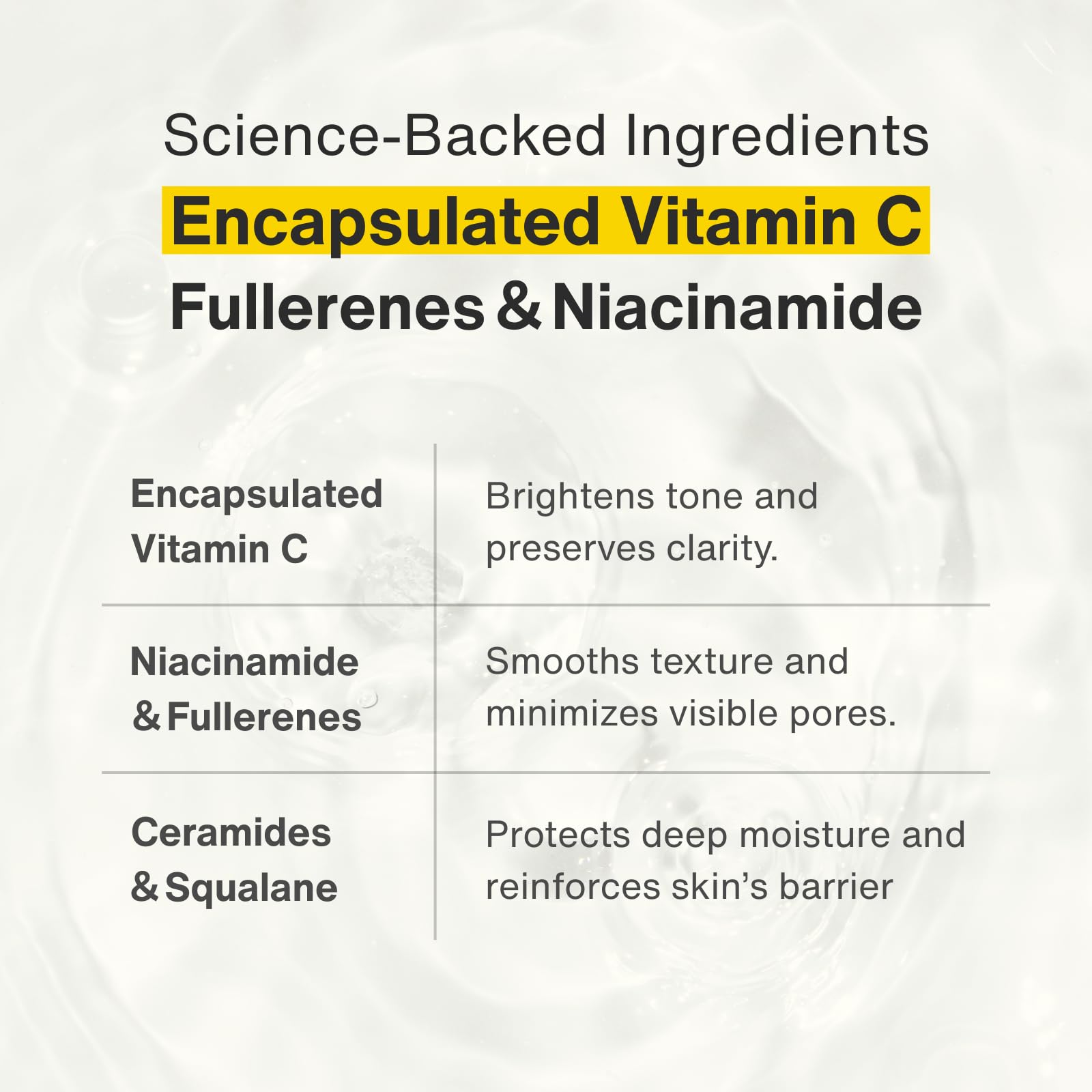 ＣＡＰＳＵＬＥ　ＳＥＲＵＭ opened capsule releasing concentrated serum