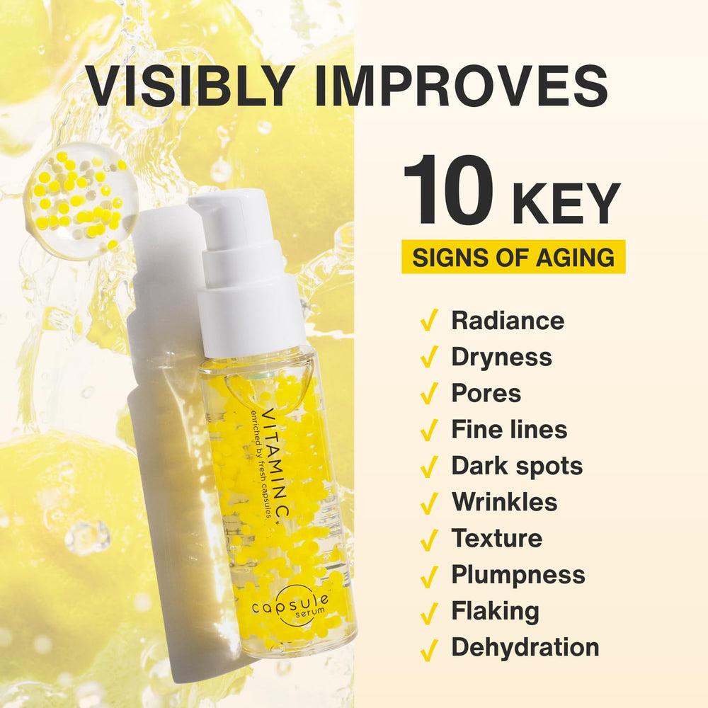 ＣＡＰＳＵＬＥ　ＳＥＲＵＭ serum drop on hand showing lightweight hydration
