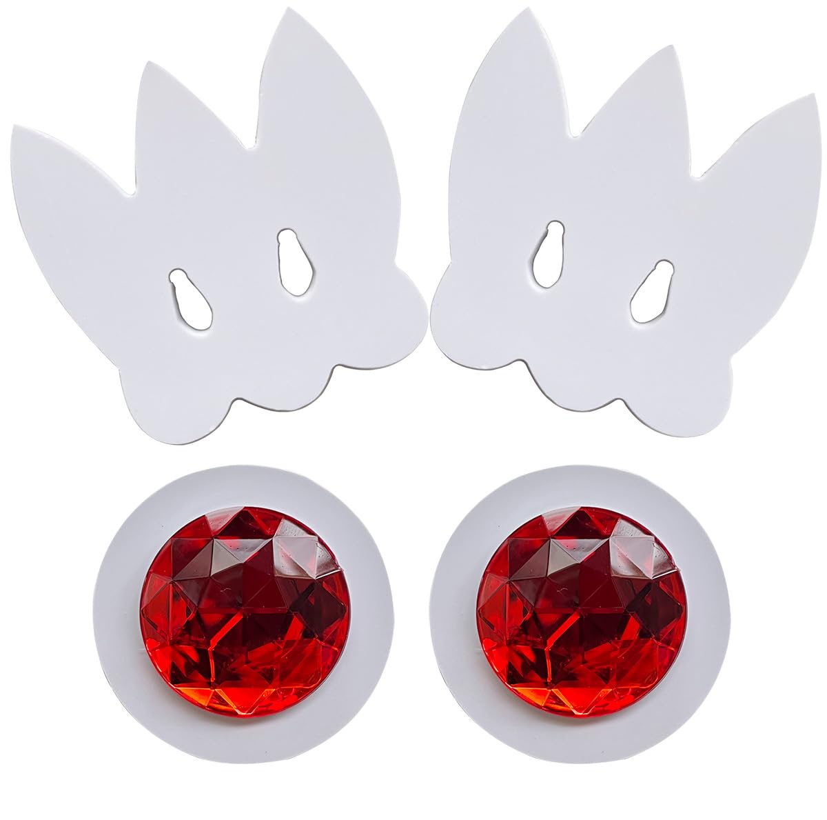 CAPXXINN moon hair clip front view showing crescent shape and color, stylish detail