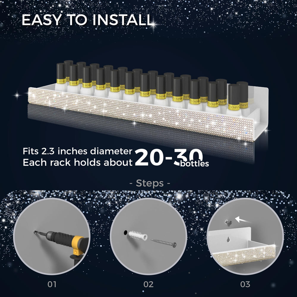 Care&More YJ installation hardware and screws for easy wall mounting
