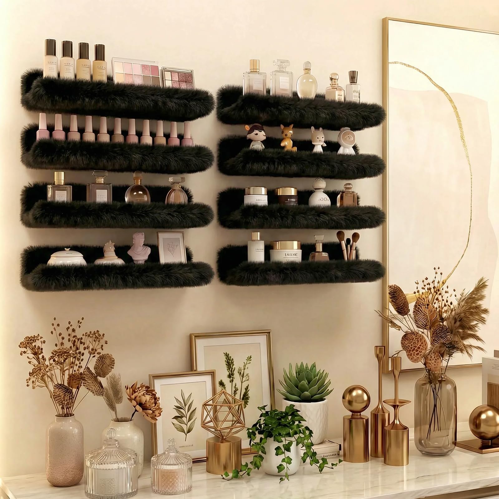 Care&More YJ lifestyle bathroom display adding stylish organization benefit