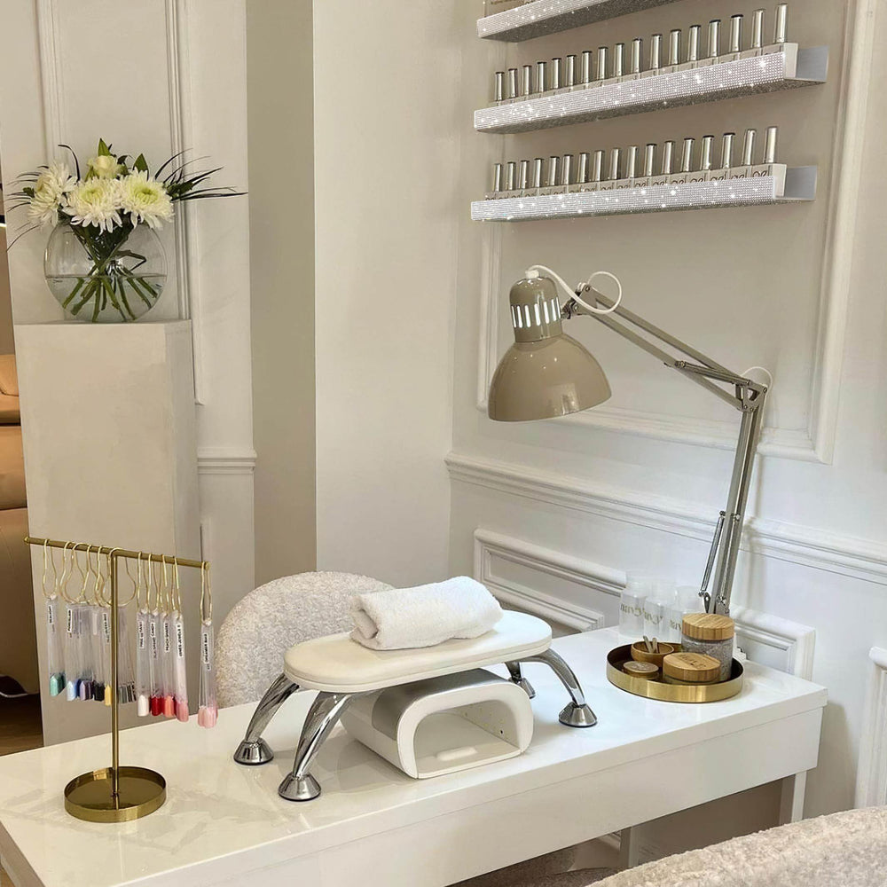 Care&More YJ side profile mounted on wall saves counter space