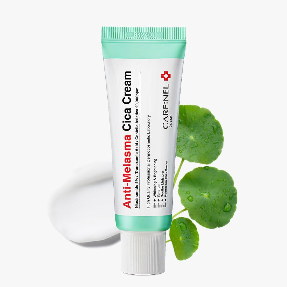 CARE:NEL front packaging of Melasma Treatment cream shows product branding and size