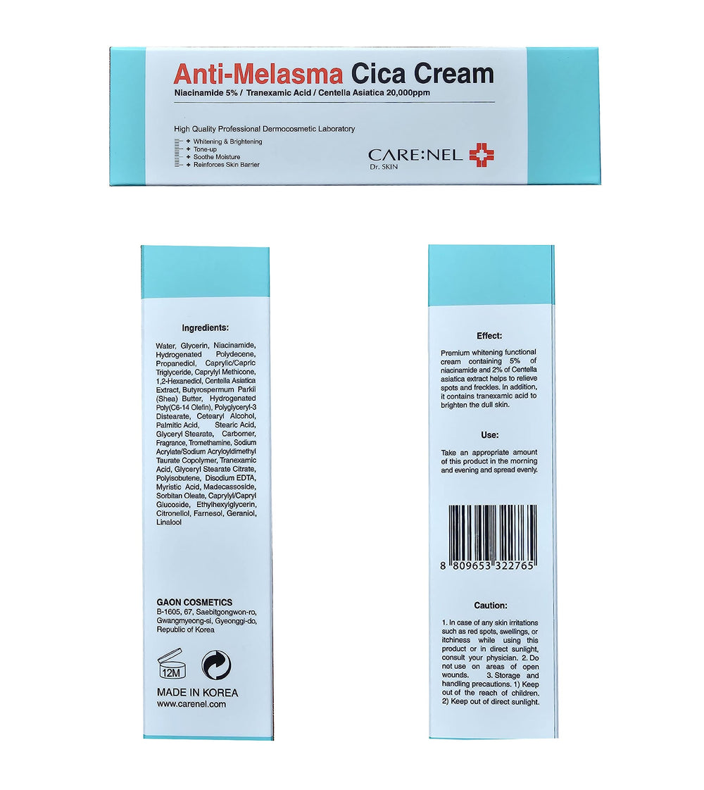 CARE:NEL gift box packaging presenting the cream as a premium present option