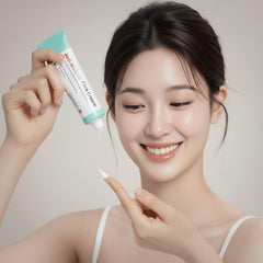 CARE:NEL open jar revealing smooth cream, demonstrating spreadability and moisture