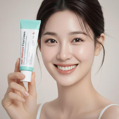 CARE:NEL cream texture swiped on skin highlighting rich hydration benefits