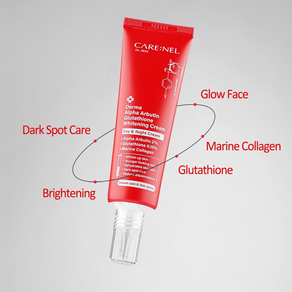 CARE:NEL applying cream to cheek illustrating even coverage and quick blend