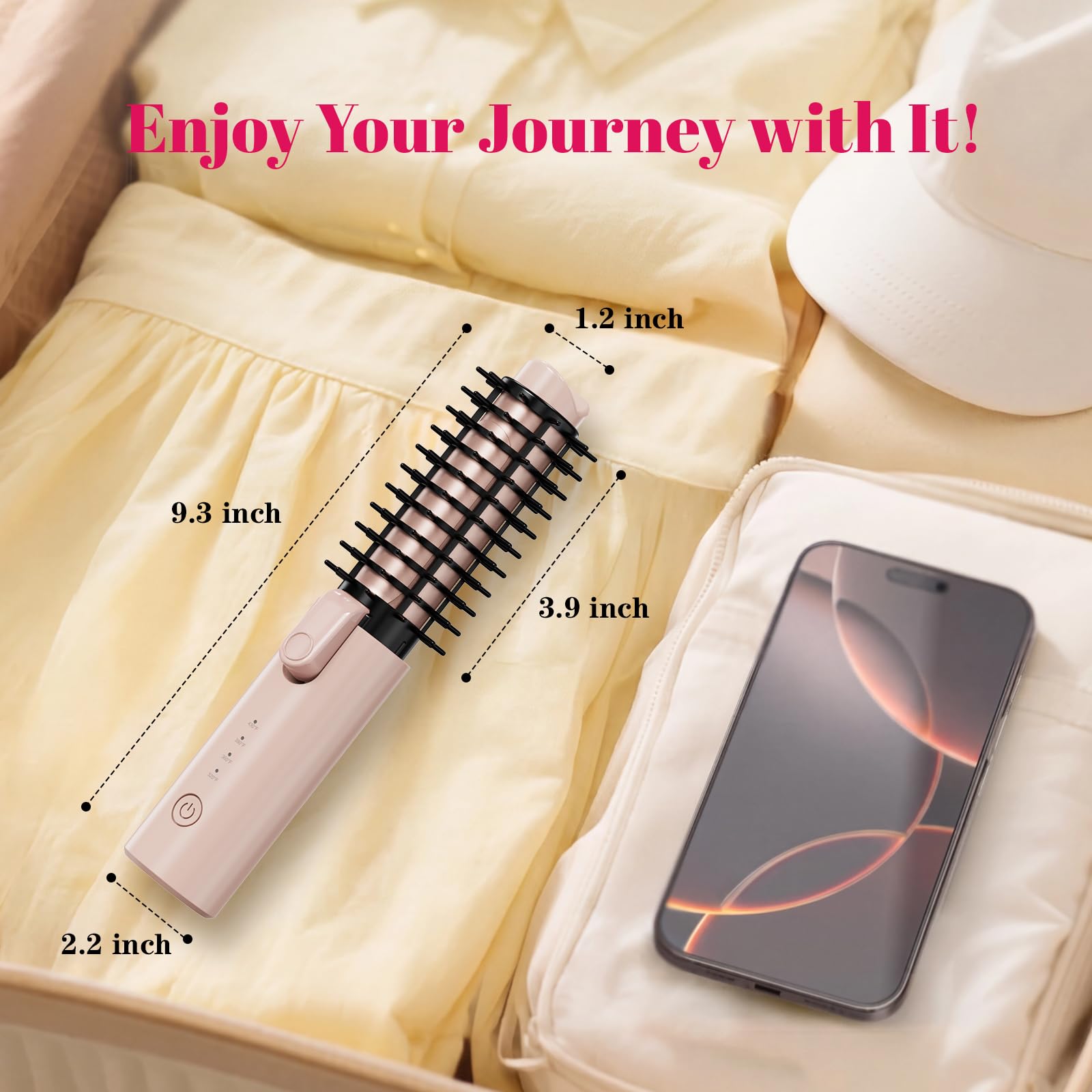 CARESKY anti-scald teeth detail preventing burns while styling confidently