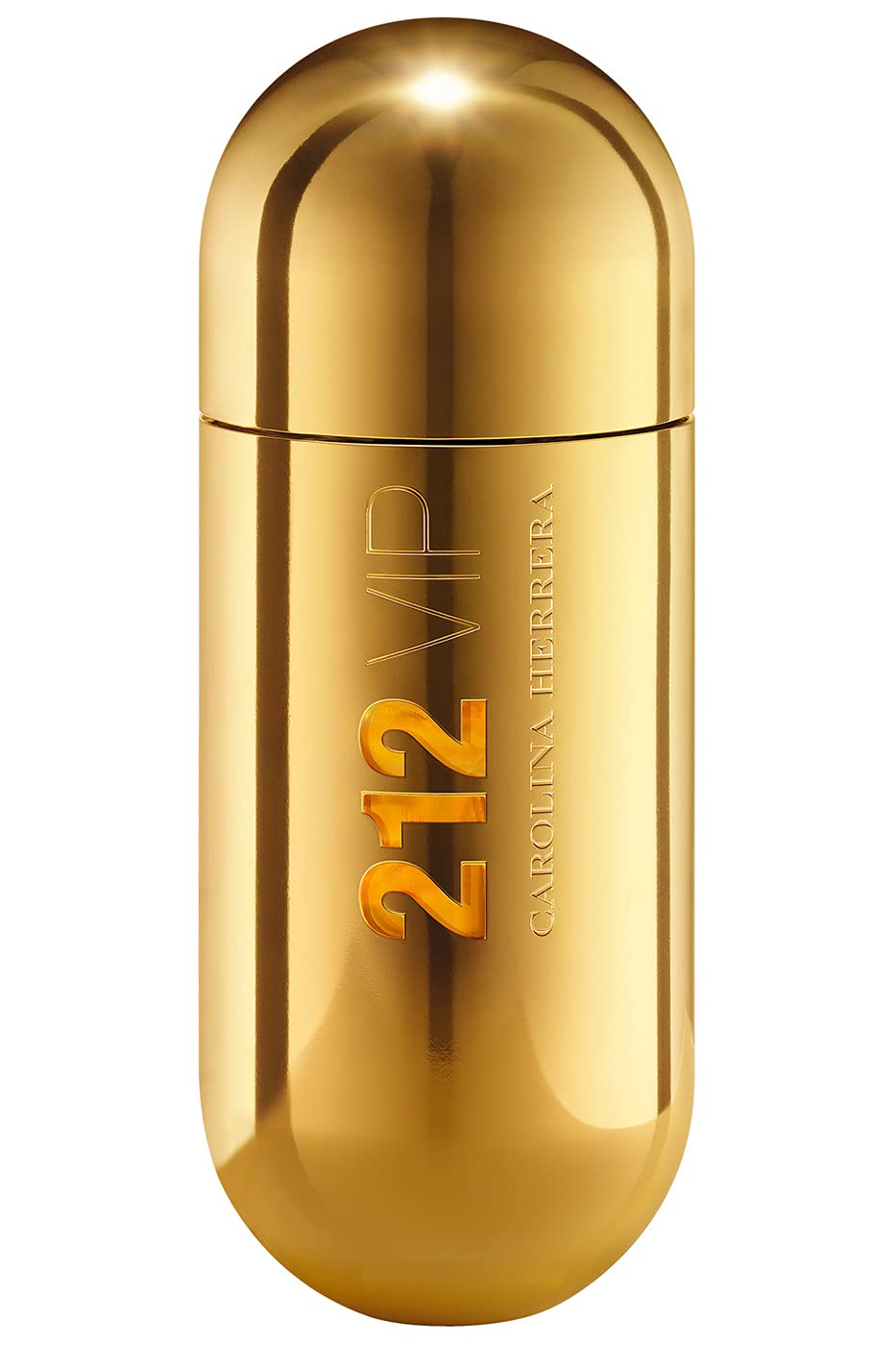 Carolina Herrera 212 VIP bottle held in hand suggesting portability and evening-ready style