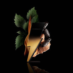 Carolina Herrera side profile of the bottle highlighting sleek design and weight