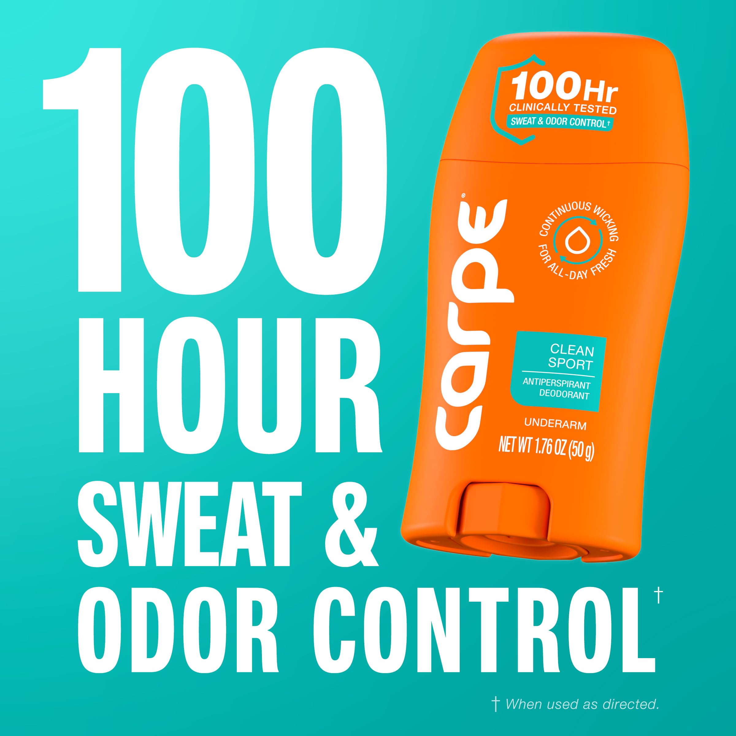Carpe applied at night underarm demonstrating overnight effectiveness