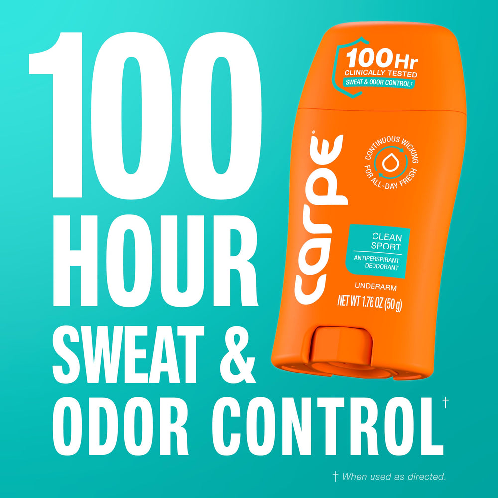 Carpe applied at night underarm demonstrating overnight effectiveness
