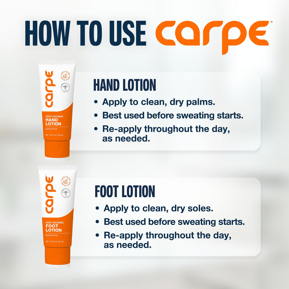 Carpe on bathroom counter lifestyle image showing easy daily routine benefit