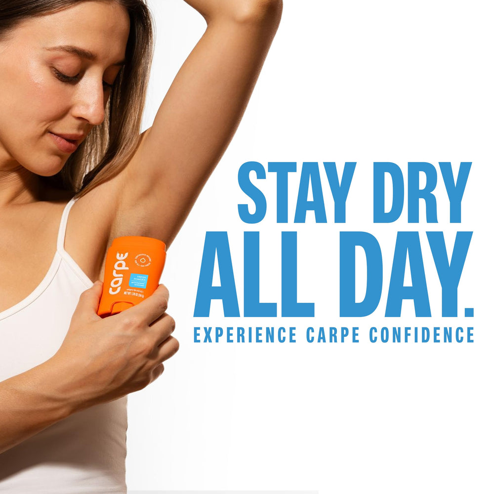 Carpe fragrance-free option displayed for sensitive skin protection and gentleness