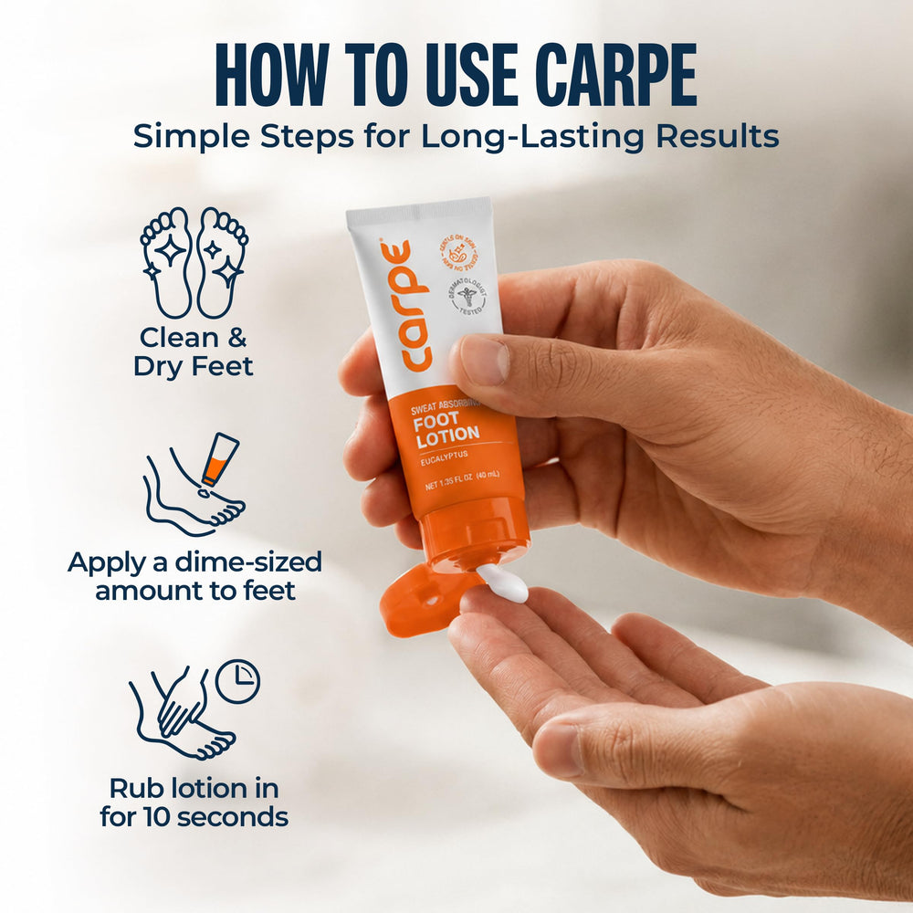 Carpe size comparison in hand showing portable two-pack convenience
