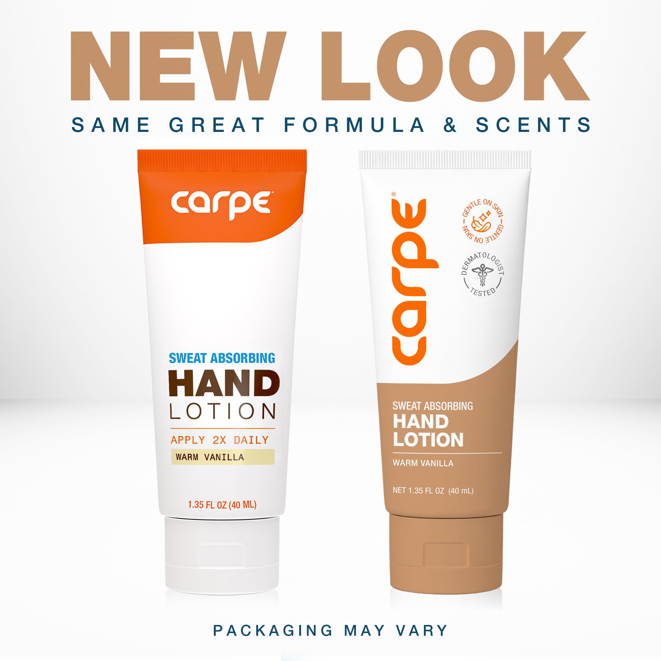 Carpe lotion texture close-up illustrating quick-dry, non-greasy feel