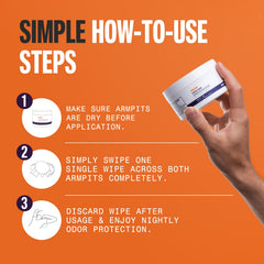 Carpe wipes size scale comparison pocket-sized pack for travel convenience