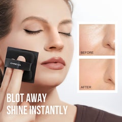 CARSLAN compact open displaying mirror and puff for precise touch-ups