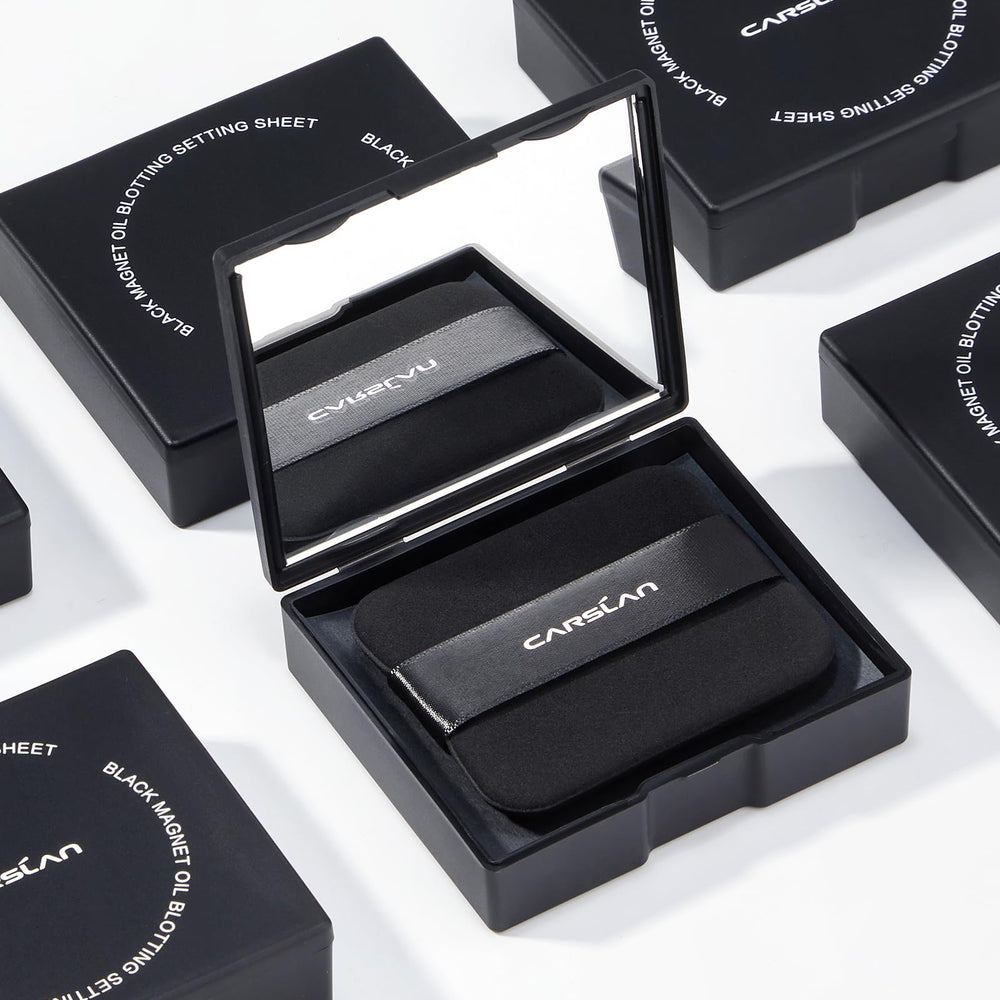 CARSLAN compact inside purse ready for discreet midday makeup refresh