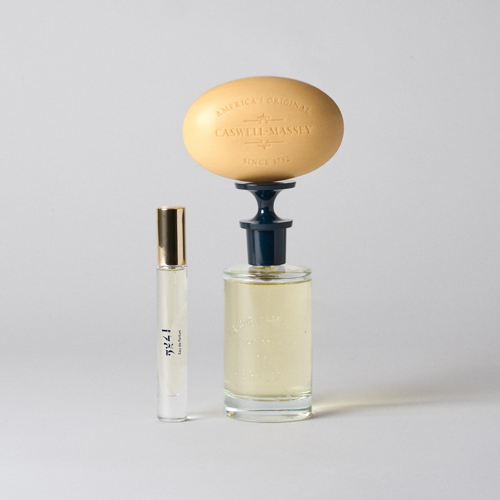 Caswell‑Massey 2571 in bathroom lifestyle setting showing everyday grooming use
