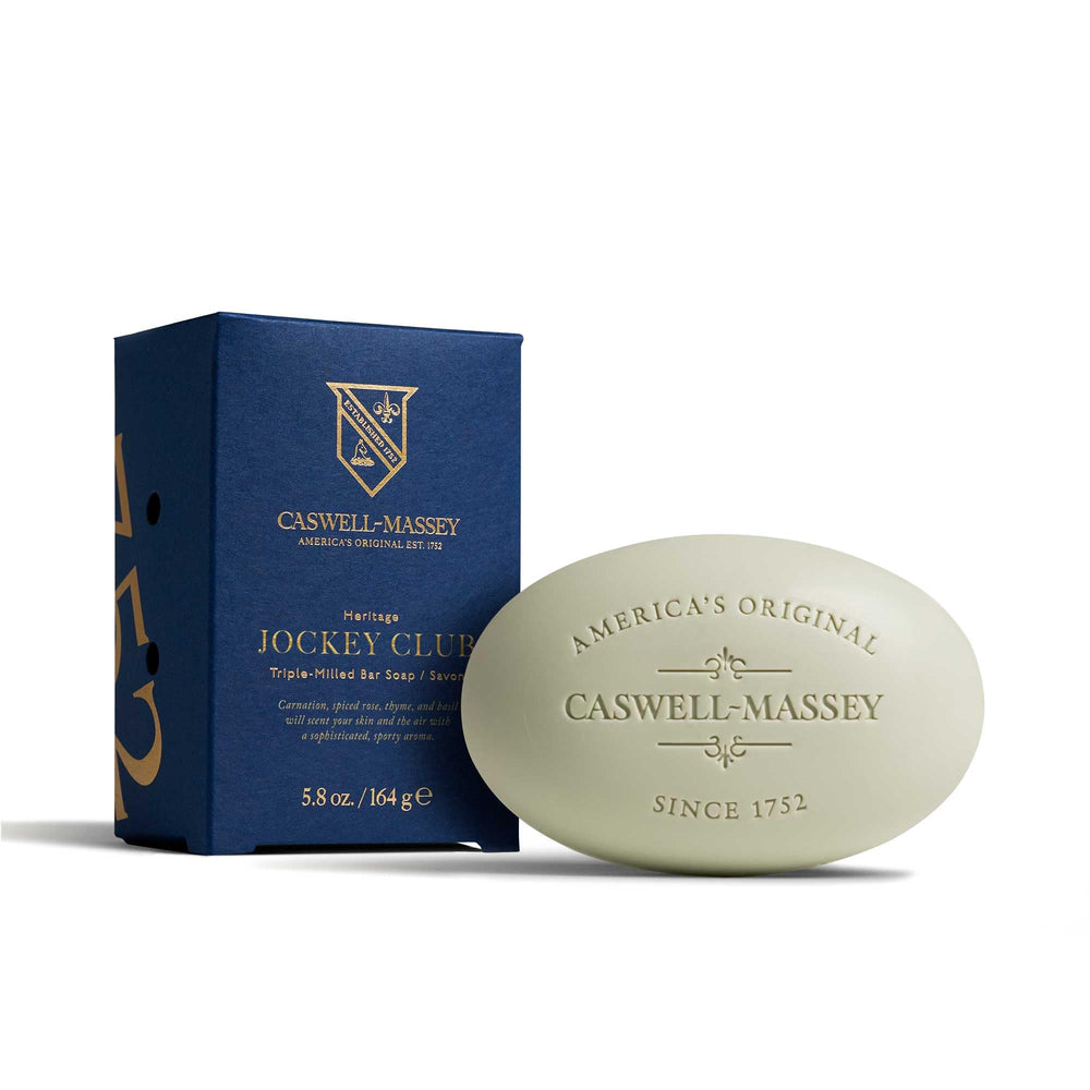 Caswell-Massey front packaging showcasing classic branding and refined gift appeal