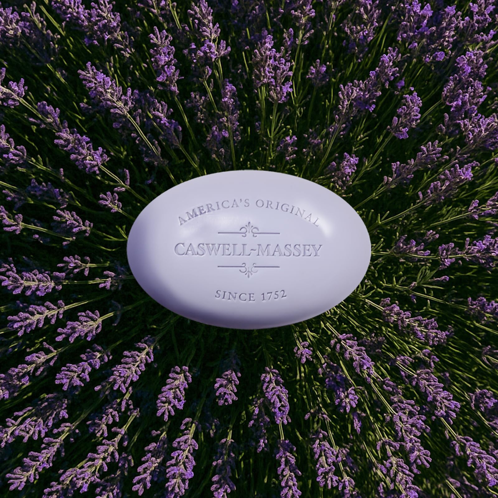 Caswell-Massey lather in hand demonstrating creamy moisturizing foam