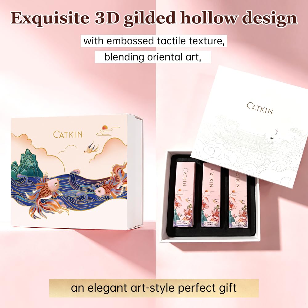 CATKIN C04 couture case on dressing table conveying stylish giftable presentation benefit
