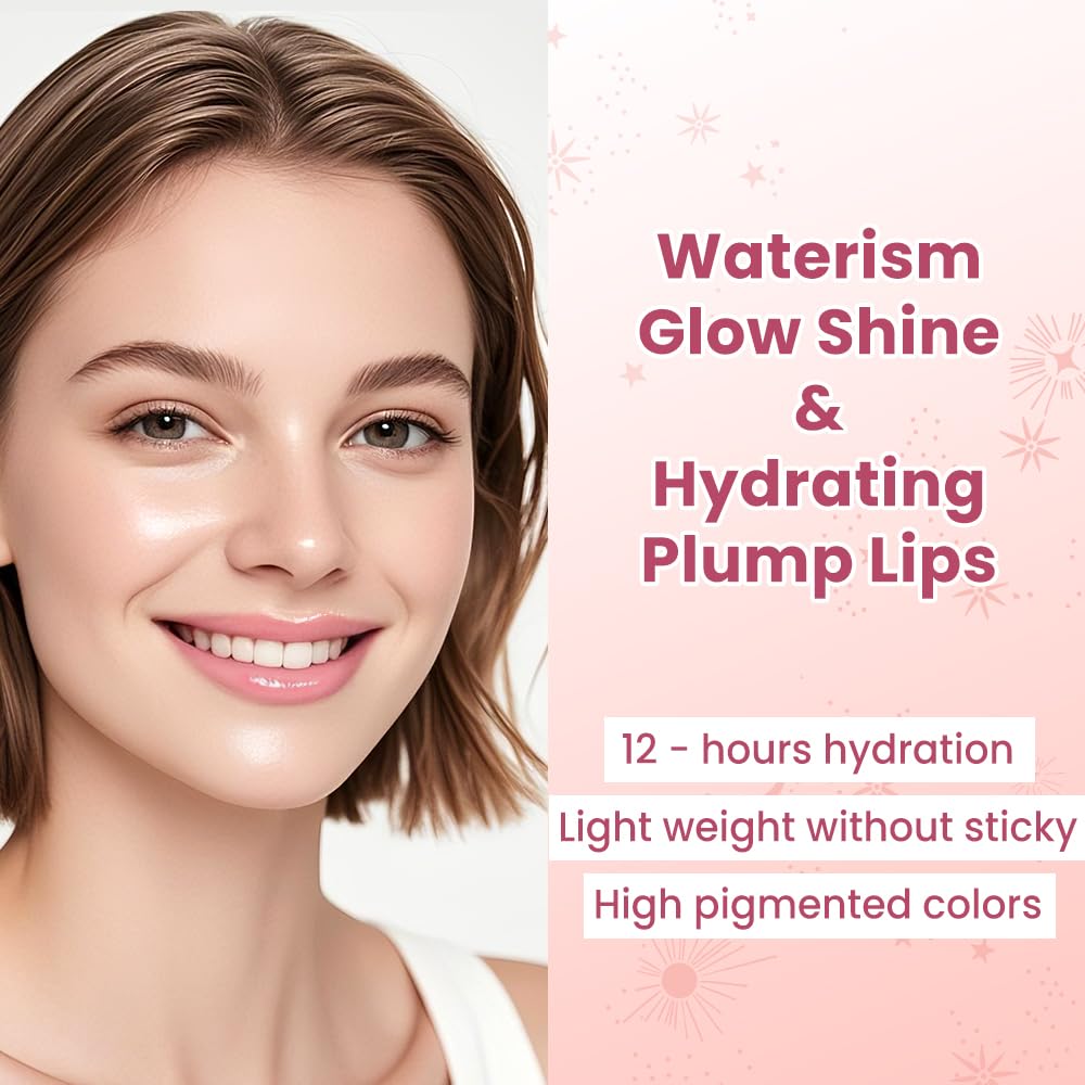Catkin balm applied on lips showing dewy tint and plumping effect