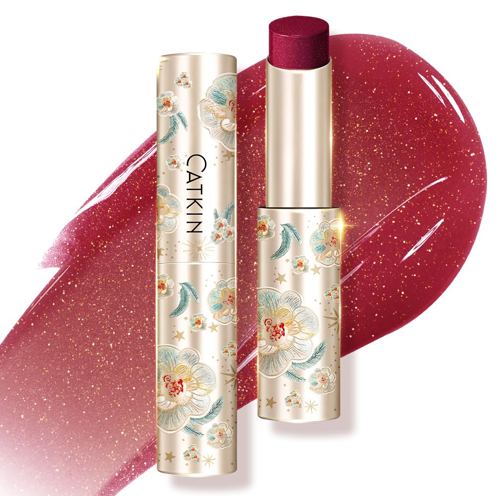 Catkin front packaging showing compact tinted balm and brand benefit