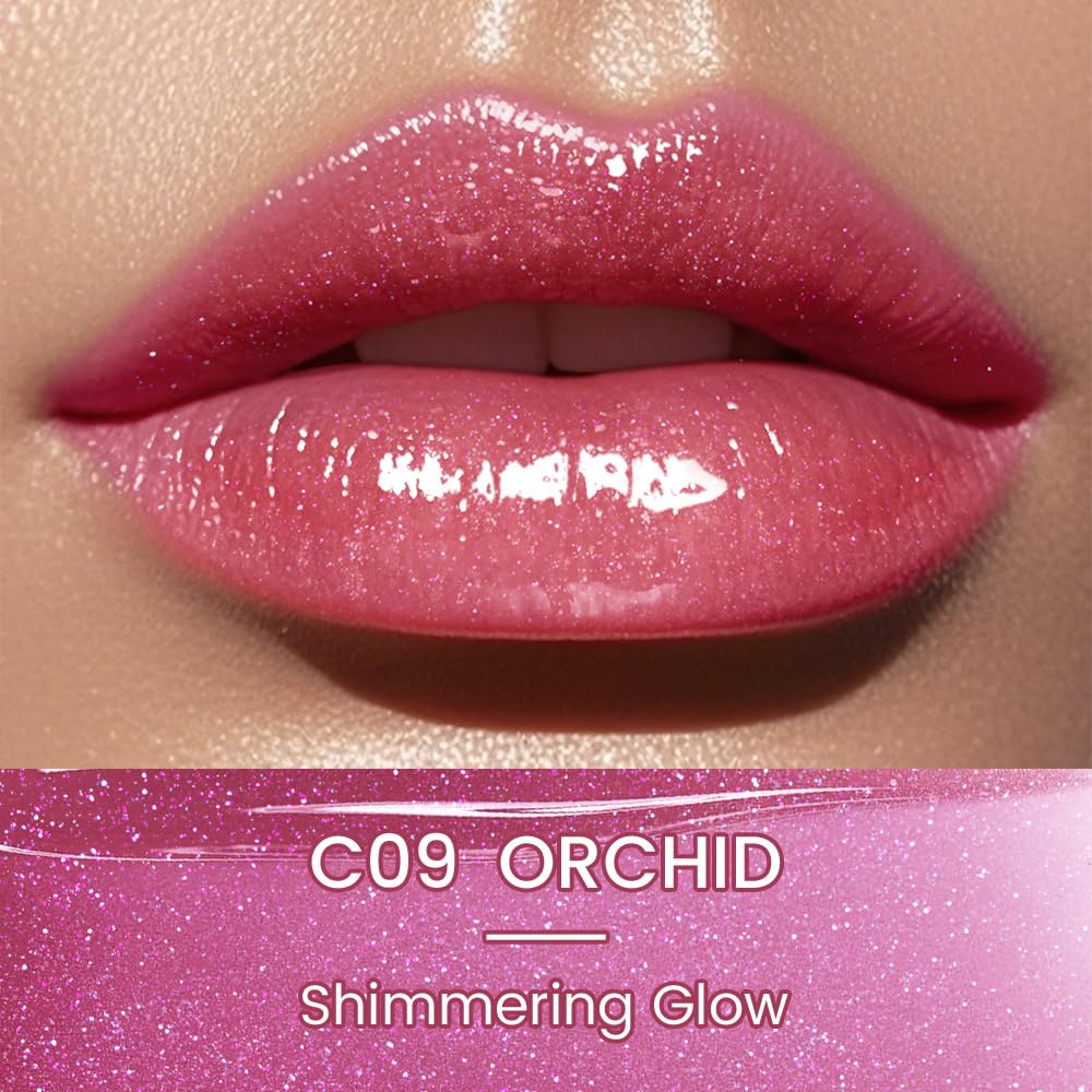 Catkin orchid shade swatch on hand showing true color payoff benefit
