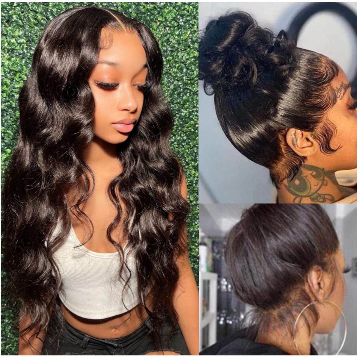 catti front view showing natural hairline and wearable benefit