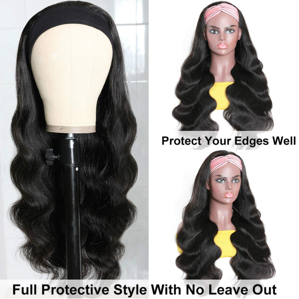 catti included wig cap and matching headband ready for quick install