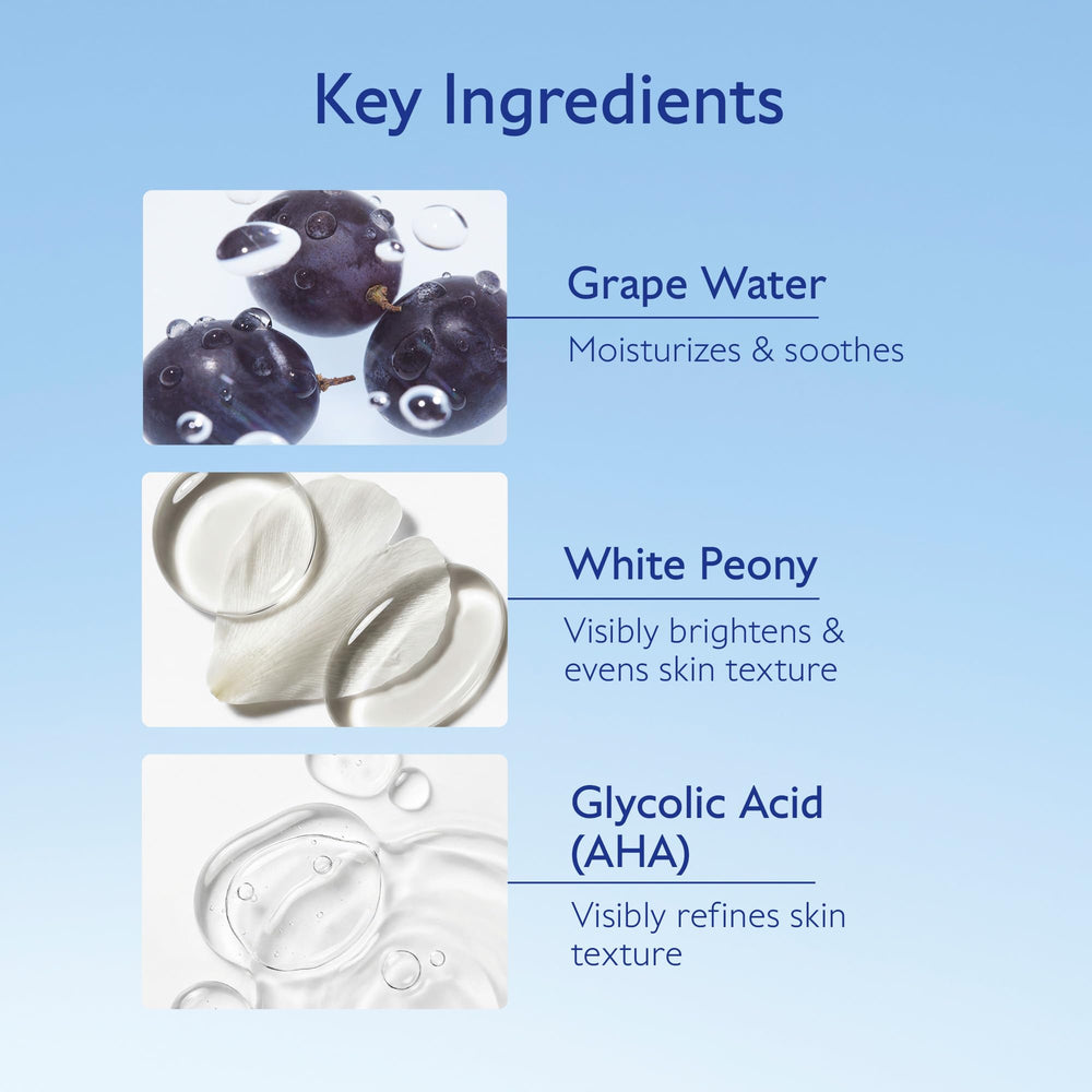 Caudalie pouring essence on hand to show fast-absorbing texture and easy application