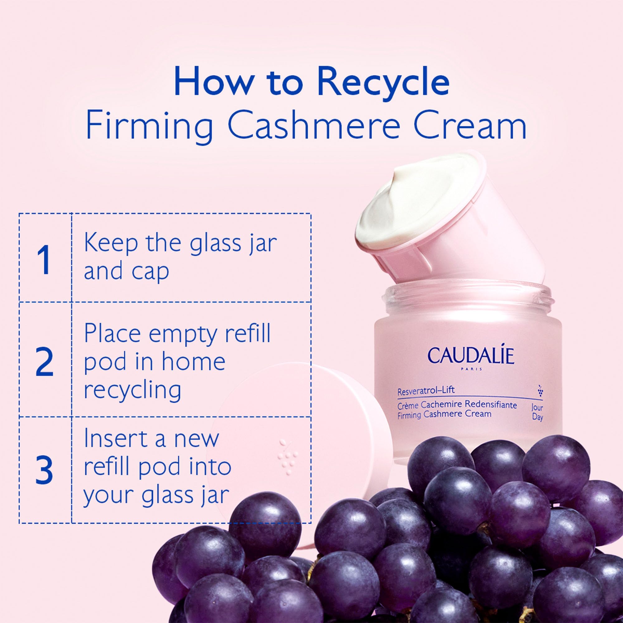 Caudalie jar on bathroom shelf showing daily routine integration benefit
