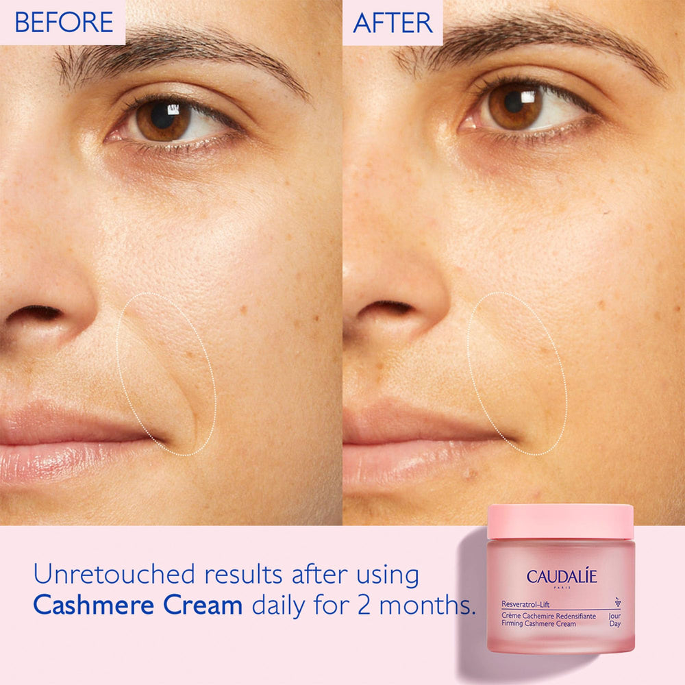 Caudalie close-up of refill pod highlighting recyclable design benefit