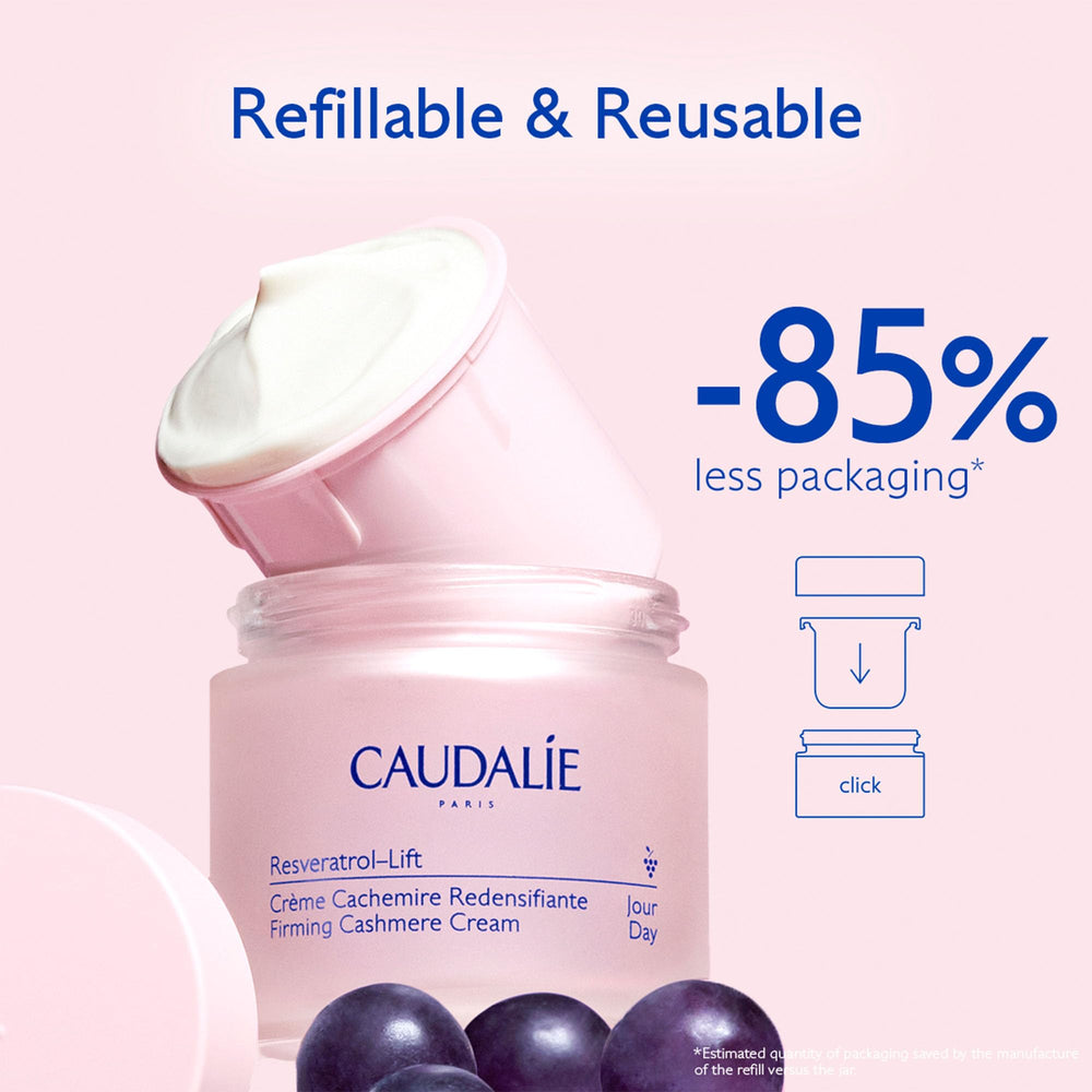 Caudalie product in hand illustrating 50 mL size and travel convenience