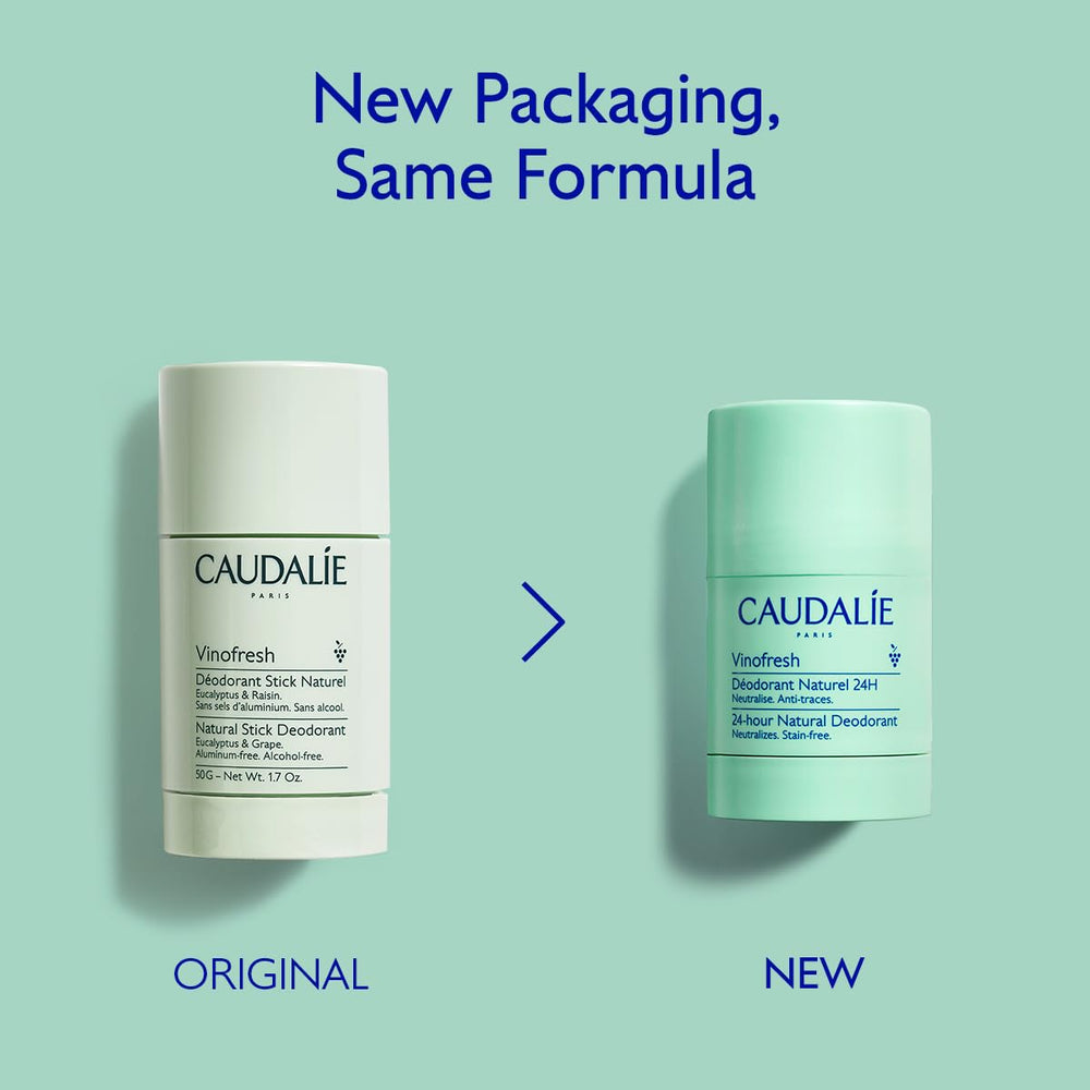 Caudalie Vinofresh stick open applicator ready to apply smoothly